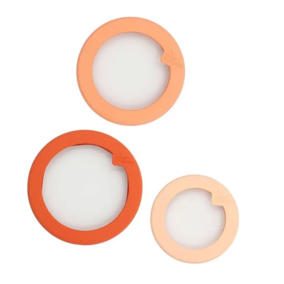 Food Huggers Other - Good Huggers Flexible Silicon and Glass Bowl Lids - 3 Sizes Pack